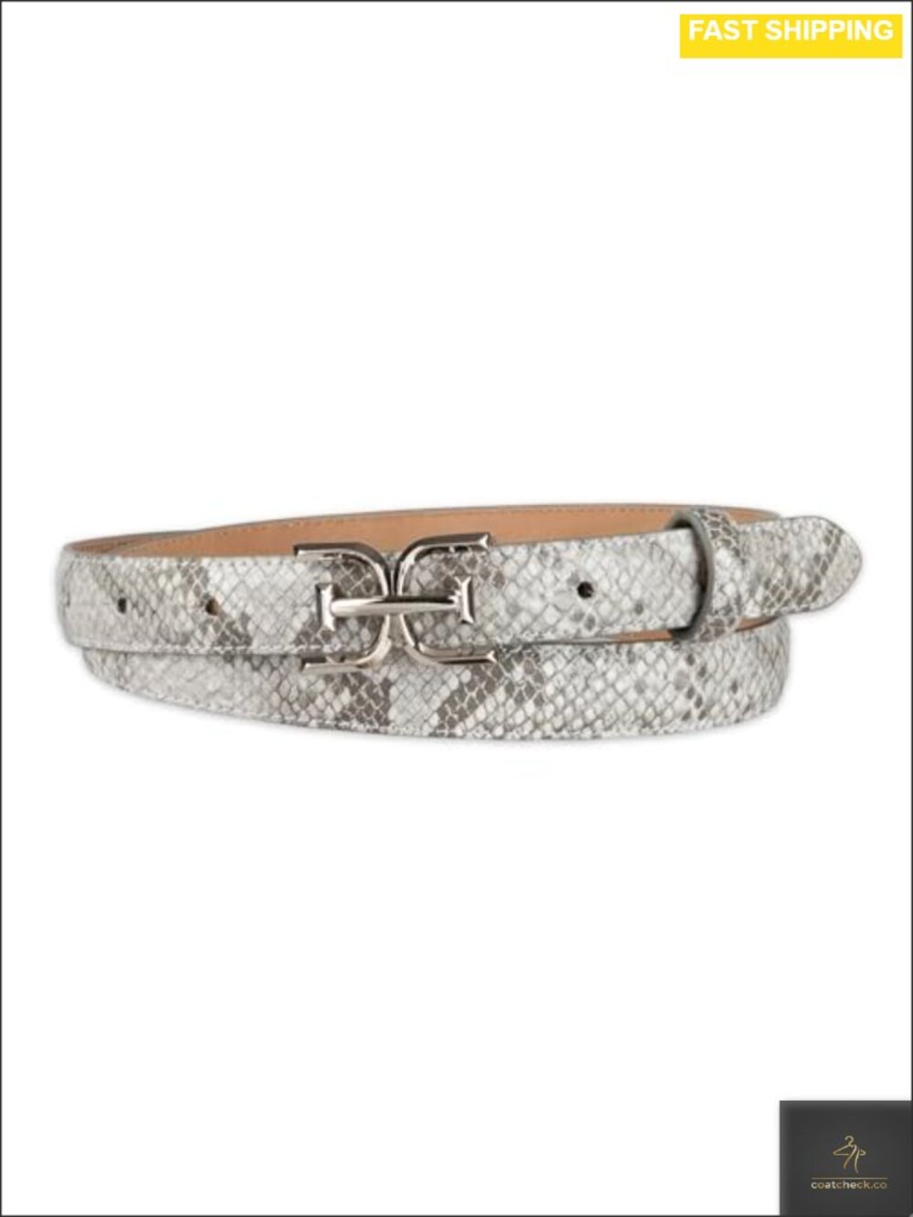 Women's Slim Skinny Fashion Trouser Belt Double-E Plaque Buckle 3/4 Inch